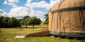 yurt village at caldecotte xperience