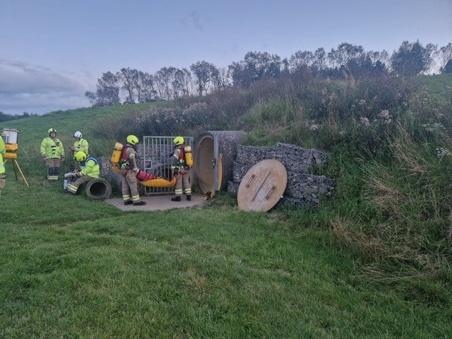 Action4Youth News September 2023 - Bucks Fire Service who conducted a training exercise in the tunnels. 